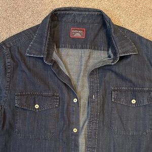 UNTUCKit Dark Blue Casual Shirt